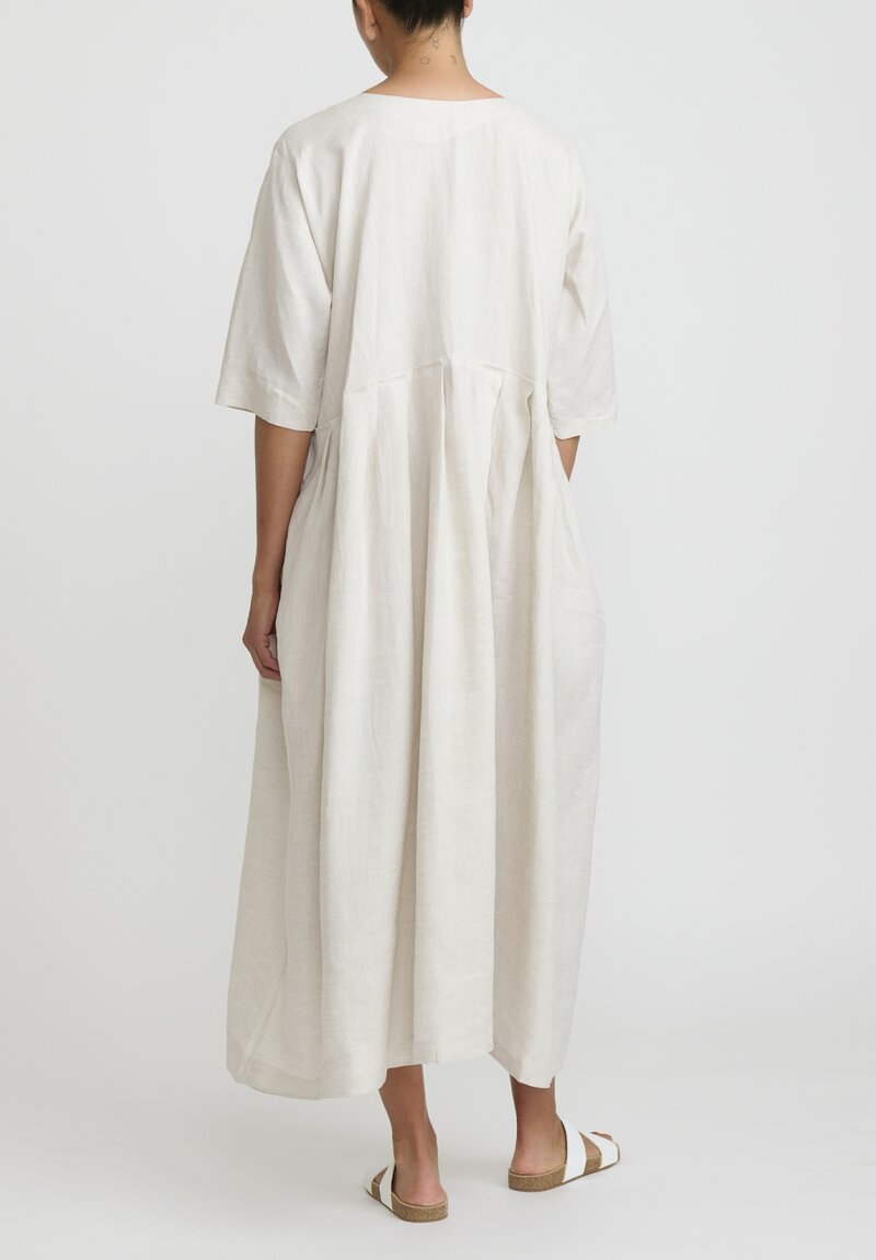 Daniela Gregis Linen Operaio Rossella Abito Dress	