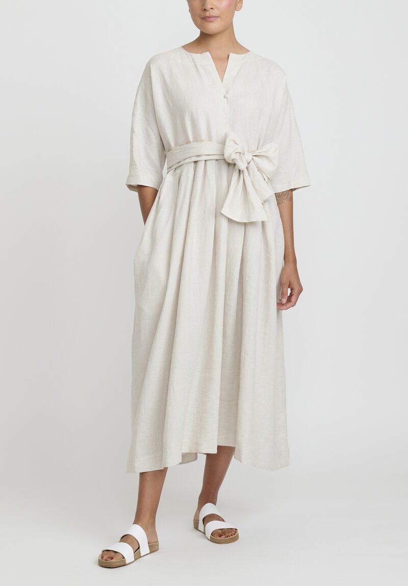 Daniela Gregis Linen Operaio Rossella Abito Dress	