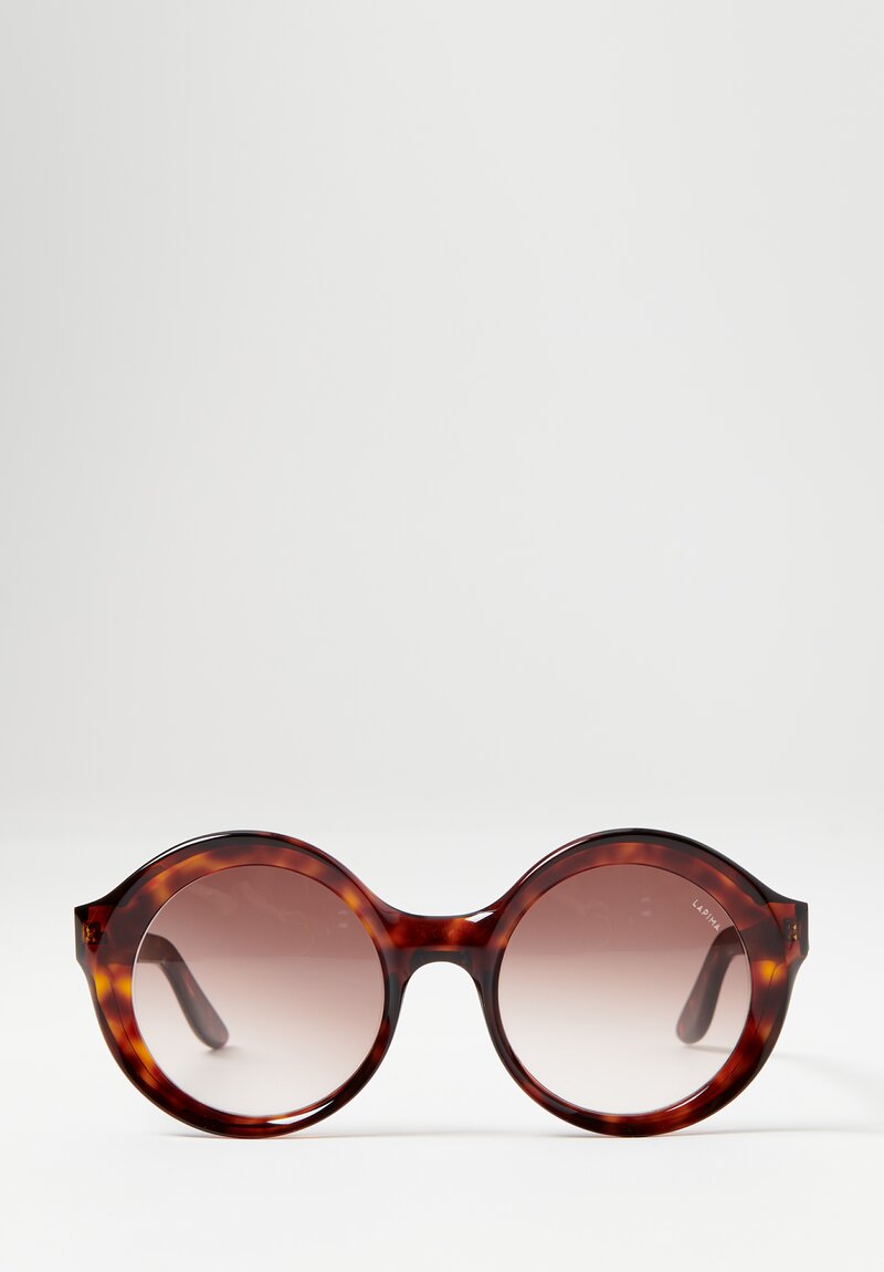 Lapima Carolina X Sunglasses in Havana Brown Gradient	