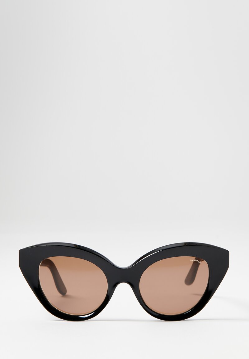 Lapima Manuela Sunglasses in Black Solid	