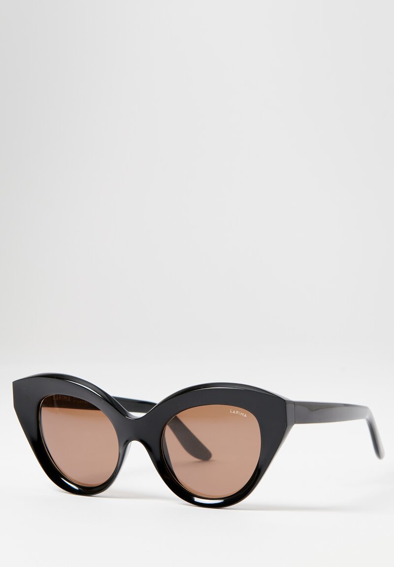 Lapima Manuela Sunglasses in Black Solid	