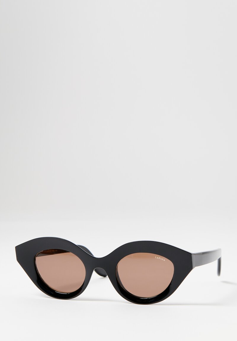 Lapima Nina Petit Sunglasses in Black Solid	