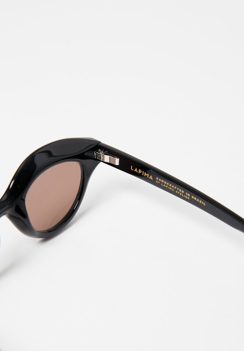 Lapima Nina Petit Sunglasses in Black Solid	