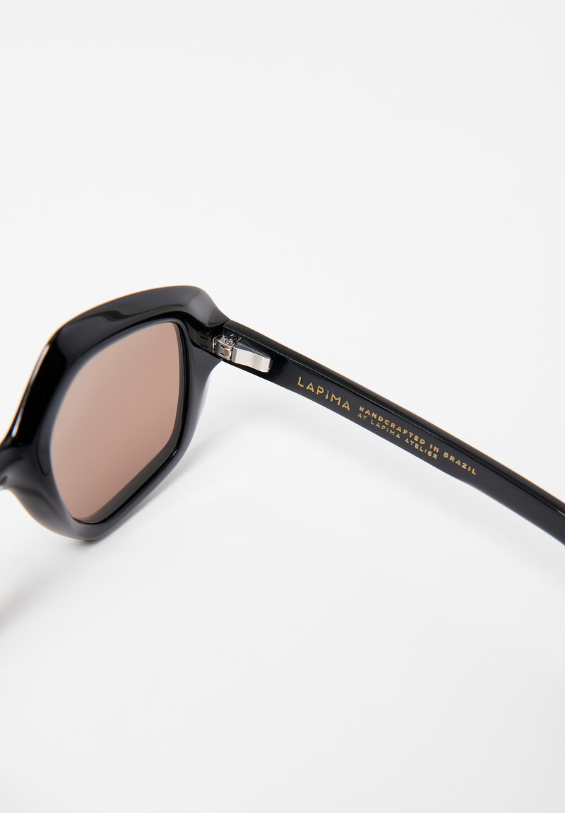 Lapima Stella Sunglasses in Black Solid	