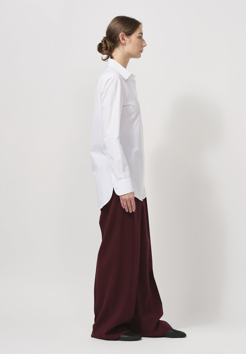 The Row Cotton Derica Shirt in White	