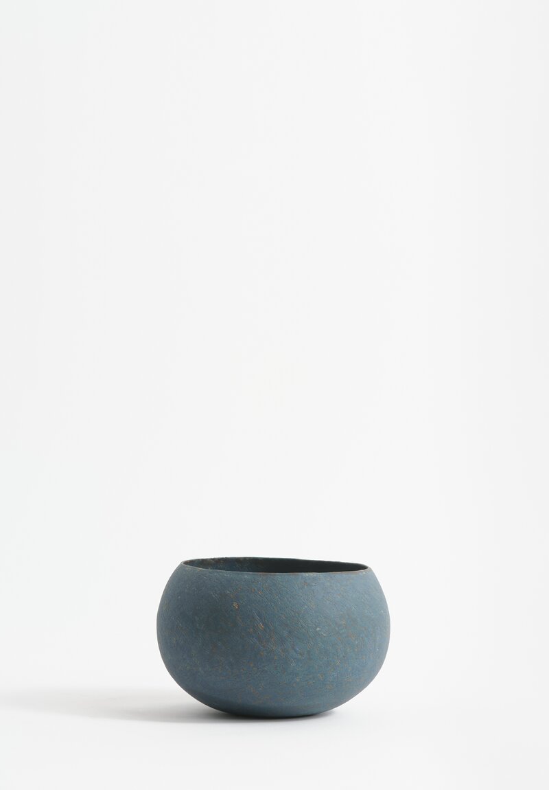 Linda Ouhbi Handbuilt Stoneware Vessel in Blue I	