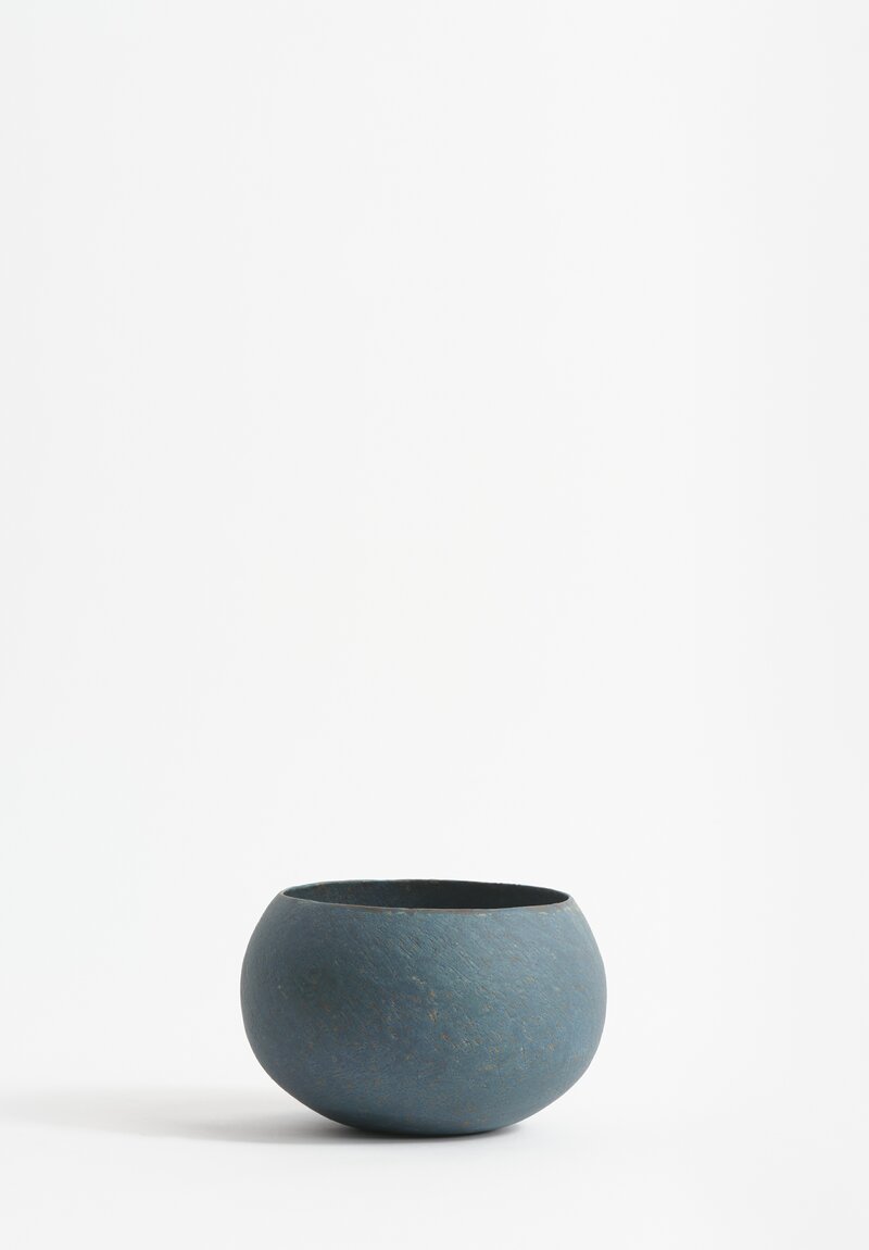 Linda Ouhbi Handbuilt Stoneware Vessel in Blue I	