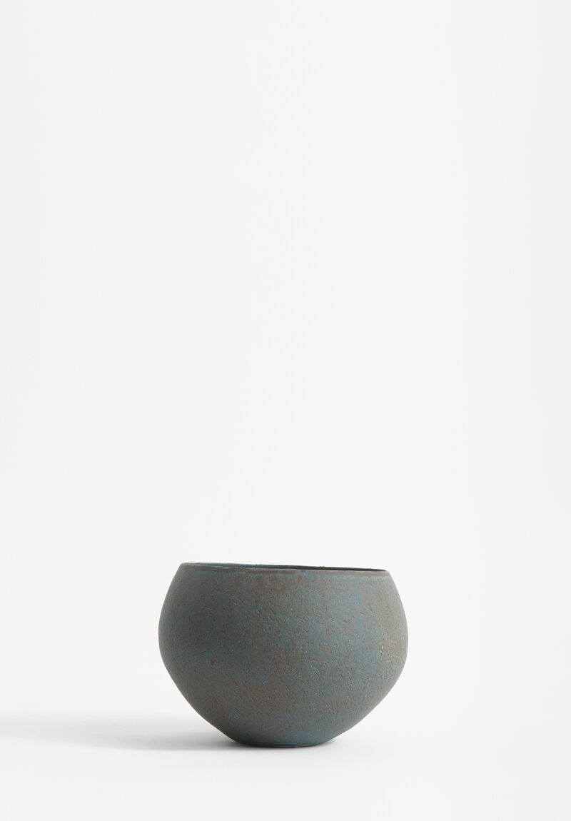 Linda Ouhbi Handbuilt Stoneware Vessel in Blue II	