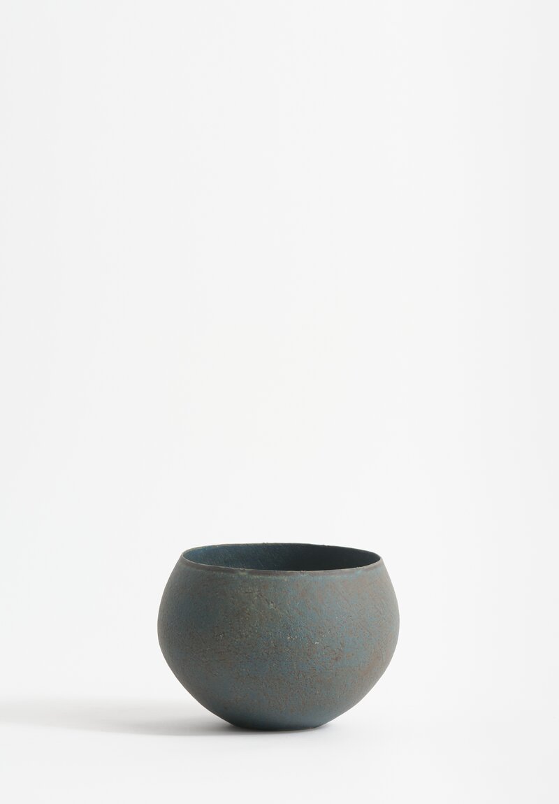 Linda Ouhbi Handbuilt Stoneware Vessel in Blue II	