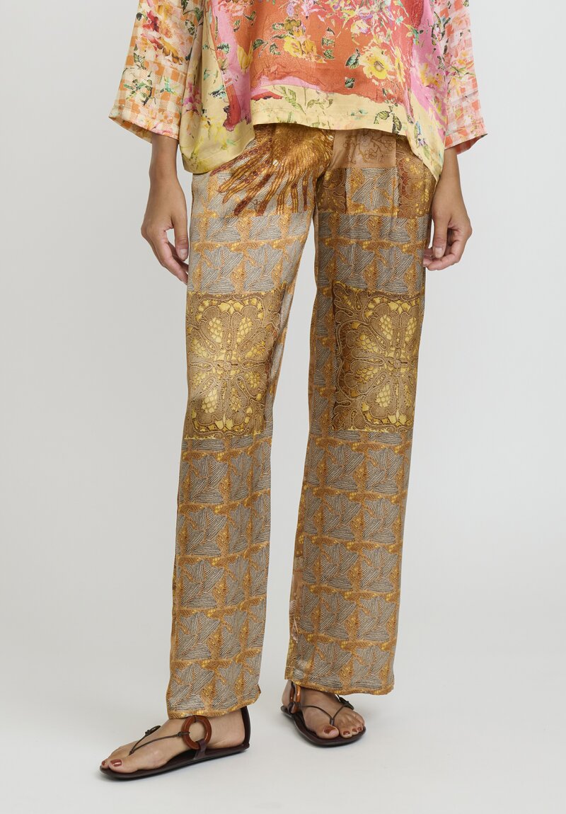 Bokja Silk Satin Twig Pants
