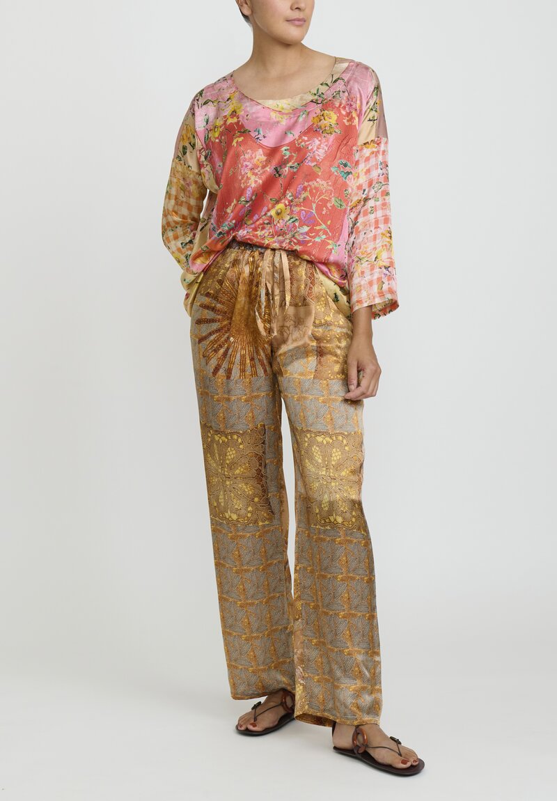 Bokja Silk Satin Twig Pants