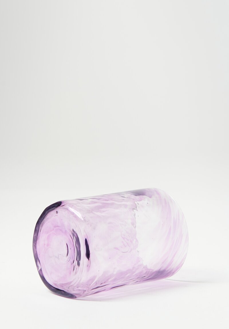 Studio Xaquixe Medium Handblown Glassware Violet Blue	