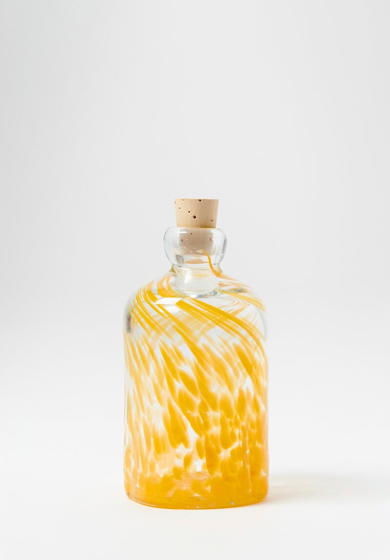 Studio Xaquixe Handblown Intenso Bottle Saffron	