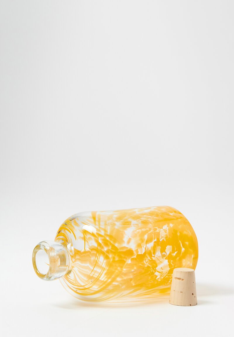 Studio Xaquixe Handblown Intenso Bottle Saffron	