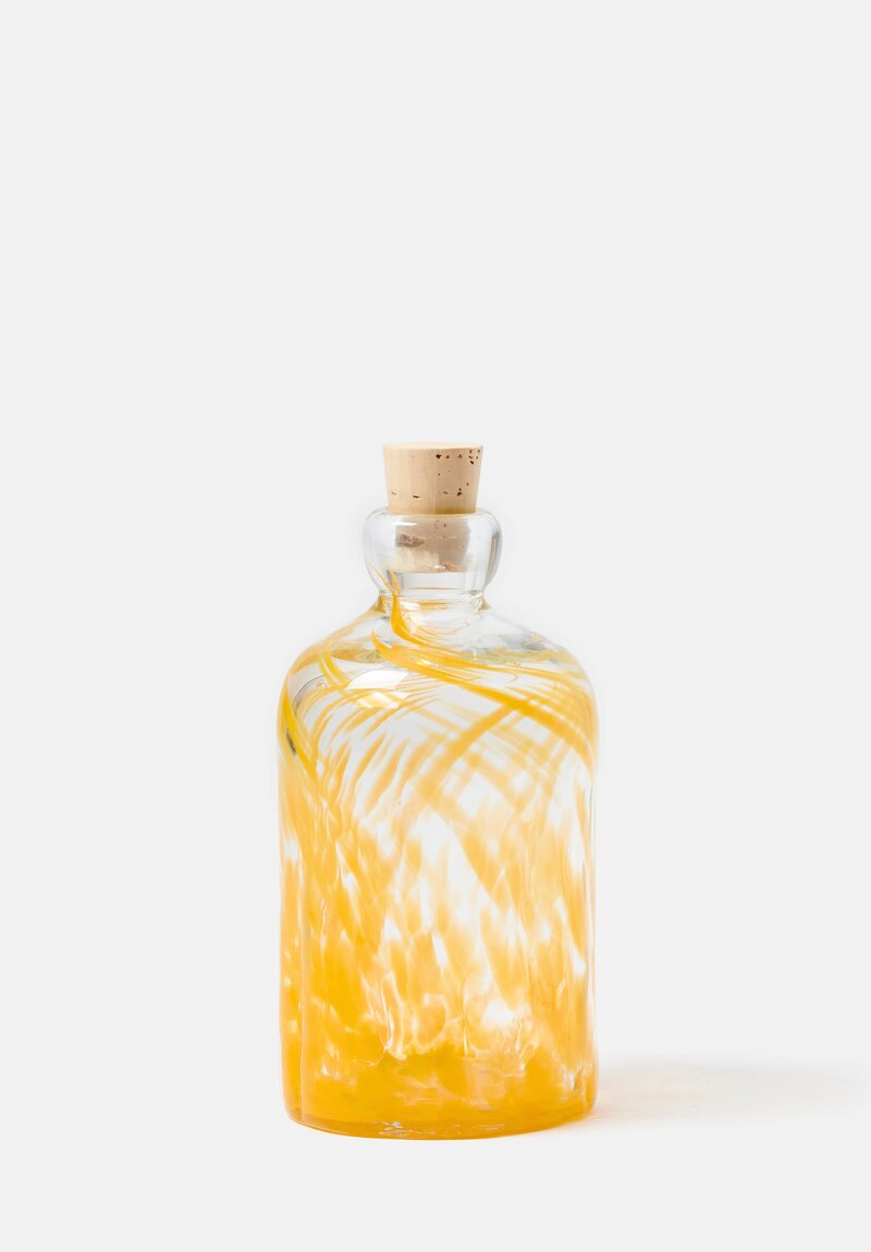 Studio Xaquixe Handblown Intenso Bottle Saffron	
