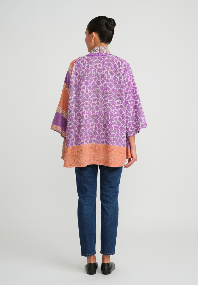 Keiko Flora Silk Kimono Jacket – MAIMIE LONDON