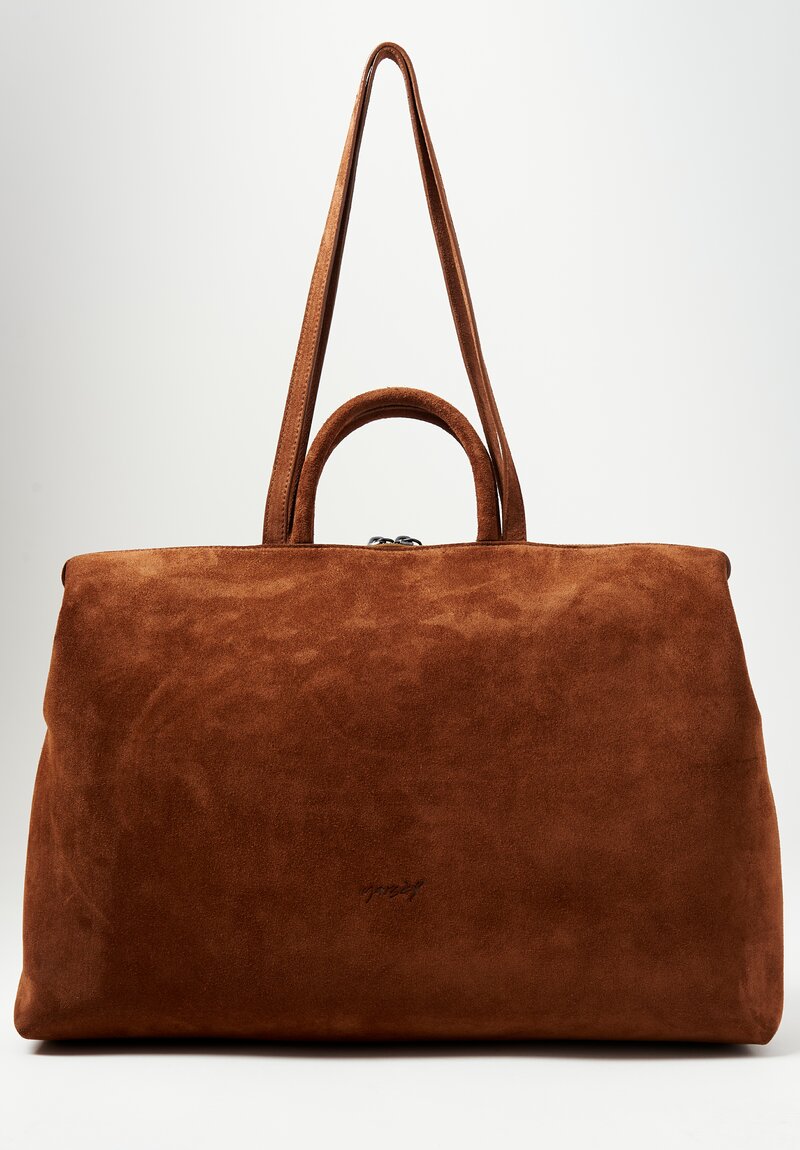 Marsell Suede Orizzontale Shoulder Bag Basalto Brown	