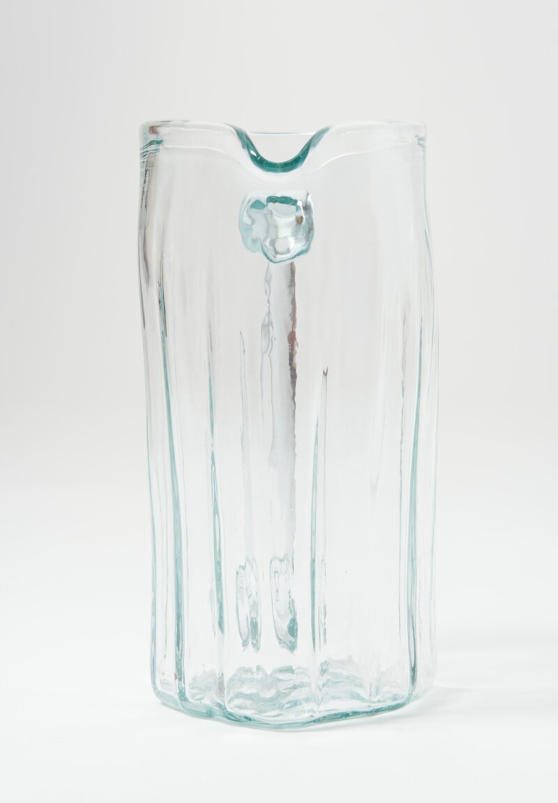 Studio Xaquixe Small Handblown Glass Pitcher Transparent Clear	