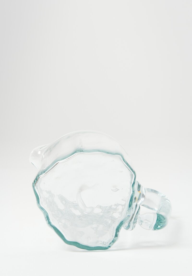 Studio Xaquixe Small Handblown Glass Pitcher Transparent Clear	
