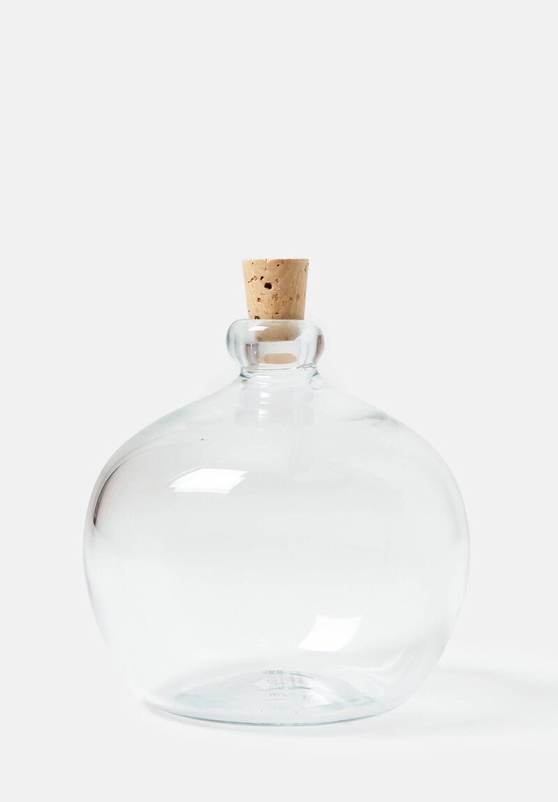 Studio Xaquixe Medium Handblown Glass Tejocote Transparent Clear	