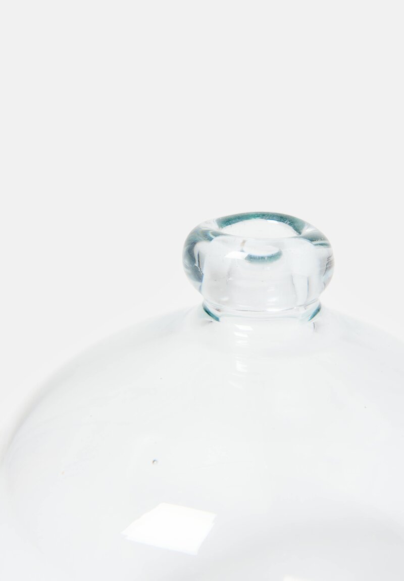 Studio Xaquixe Medium Handblown Glass Tejocote Transparent Clear	