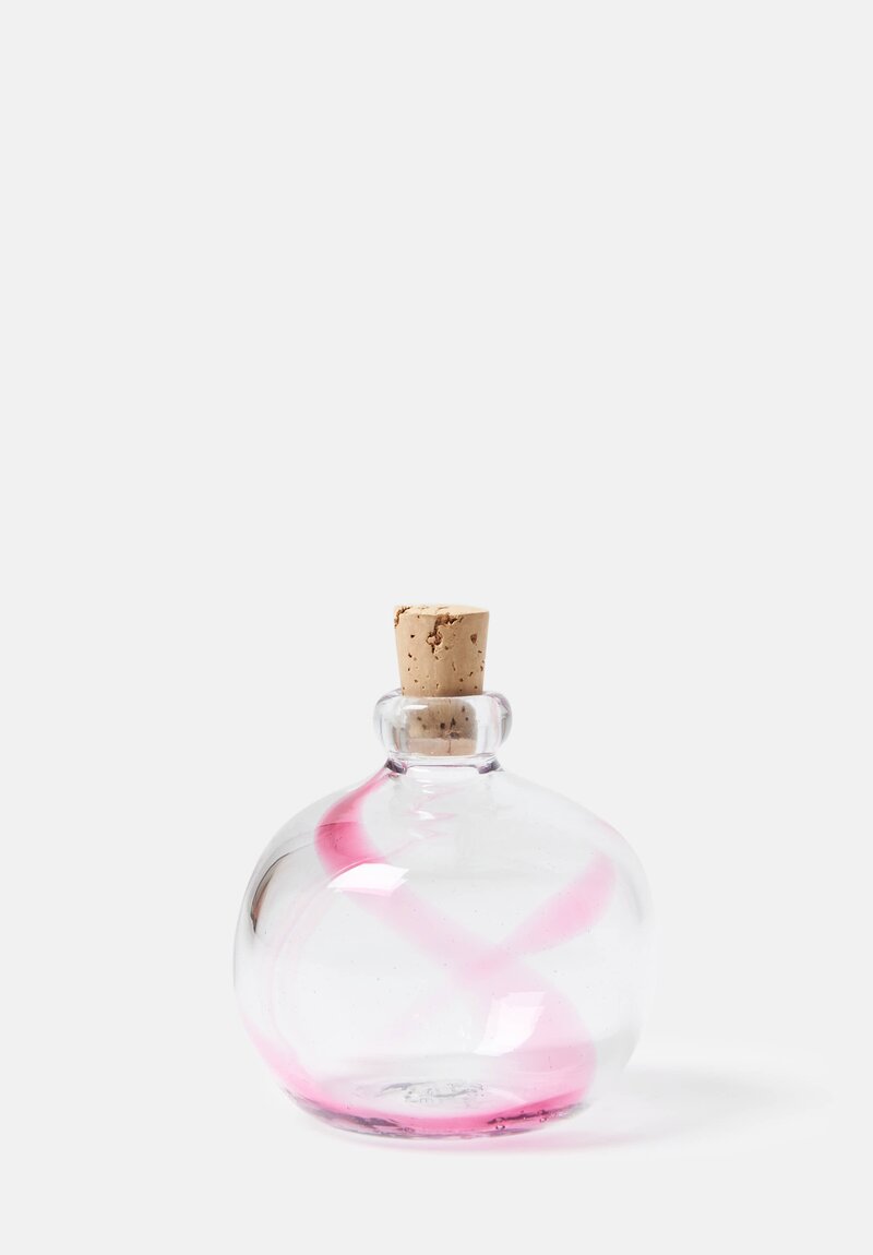 Studio Xaquixe Small Handblown Glass Tejocote Fucsia Pink