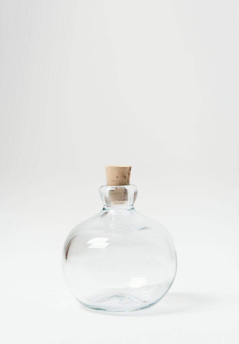 Studio Xaquixe Small Handblown Glass Tejocote Transparent Clear	