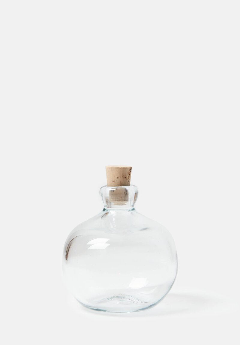 Studio Xaquixe Small Handblown Glass Tejocote Transparent Clear	