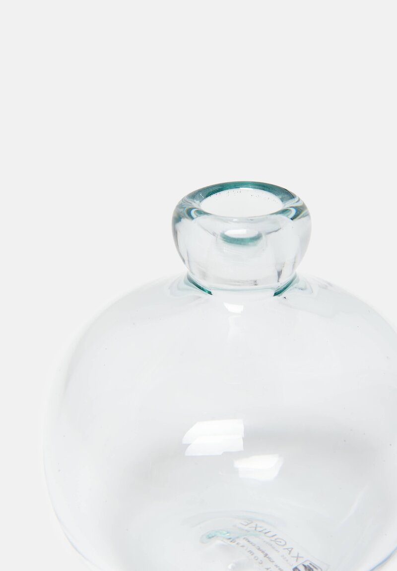 Studio Xaquixe Small Handblown Glass Tejocote Transparent Clear	