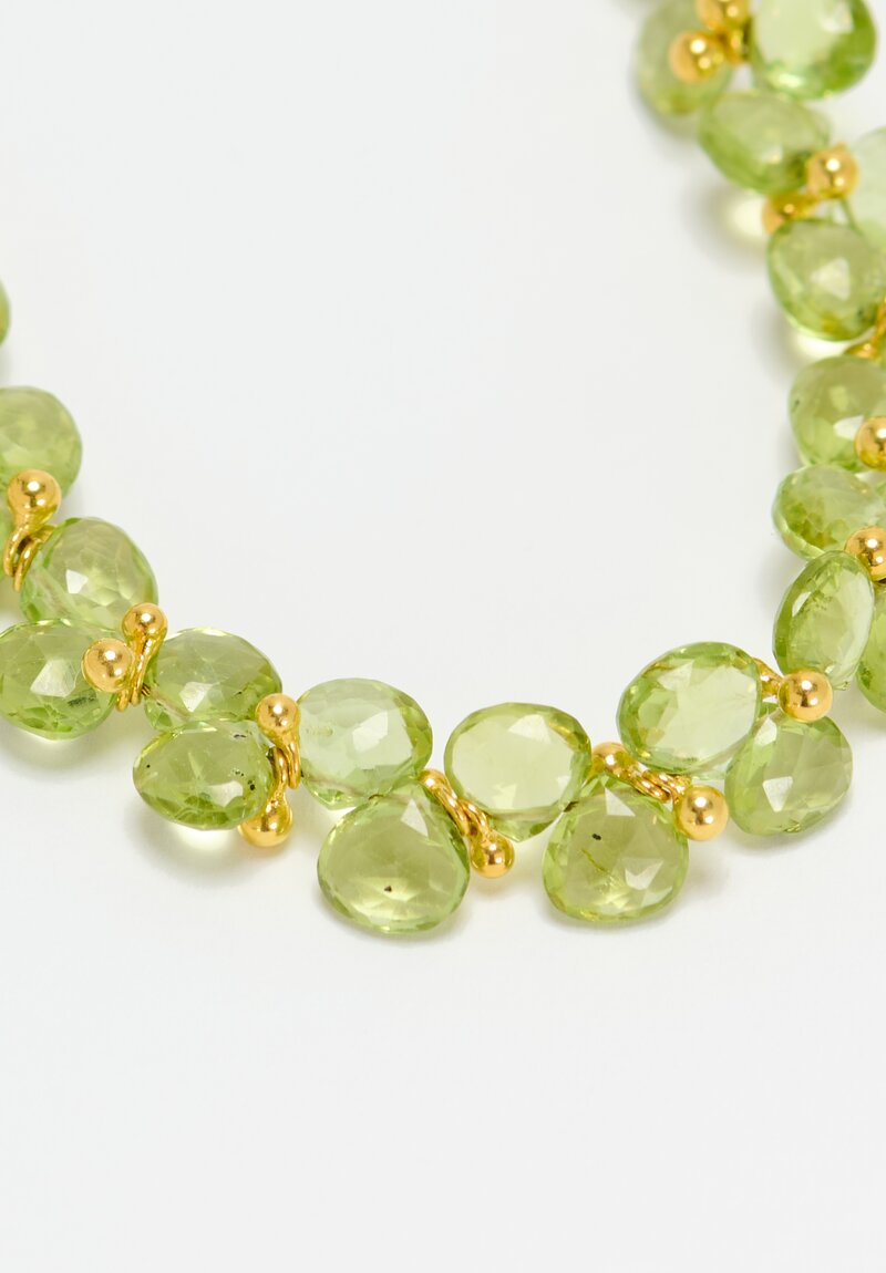 Greig Porter 18K Peridot Necklace 17.5 in