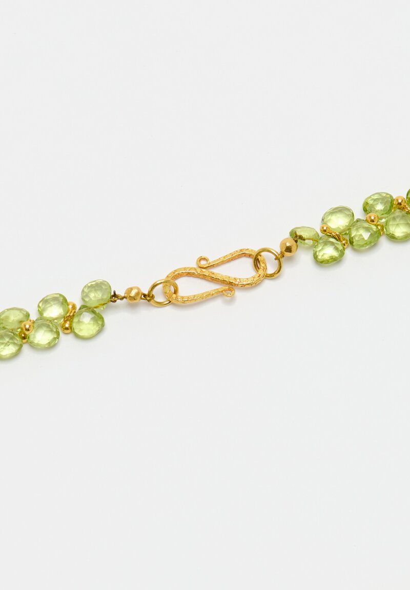 Greig Porter 18K Peridot Necklace 17.5 in