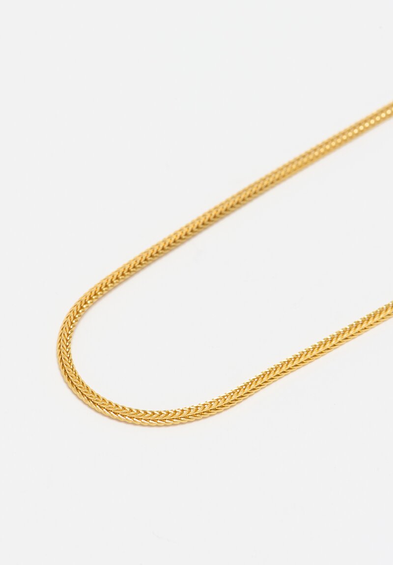 Prounis 22k, Duo Loop-In-Loop Chain with Fibula Clasp	