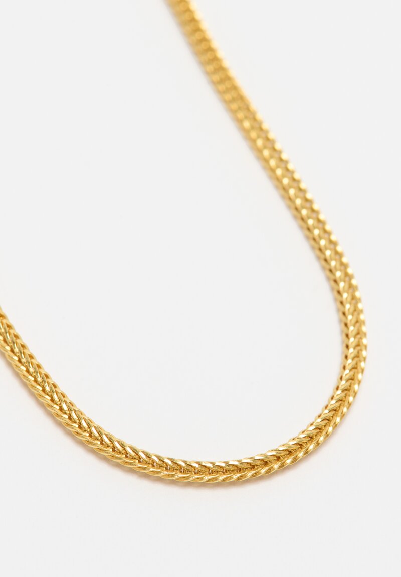 Prounis 22k, Duo Loop-In-Loop Chain with Fibula Clasp