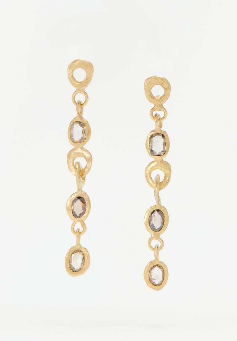 Tovi Farber 18k, Diamond Long Drop Earrings	