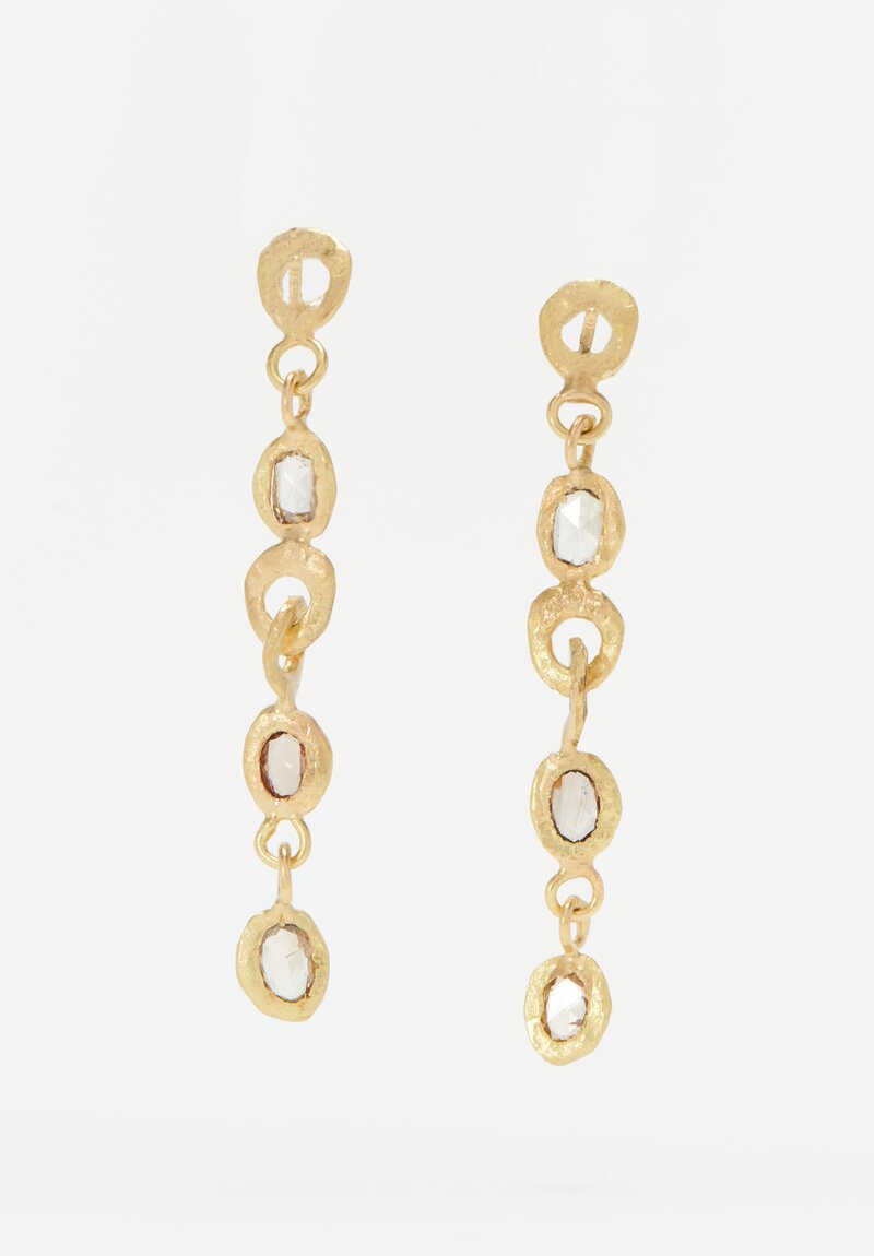 Tovi Farber 18k, Diamond Long Drop Earrings	