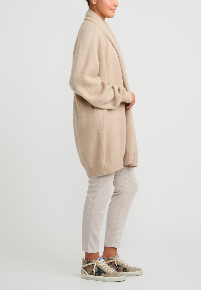 Frenckenberger Cashmere Long Grandpa Cardigan	