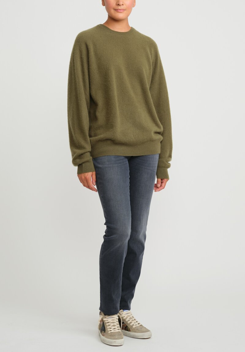 Frenckenberger Cashmere Boyfriend Round Neck Sweater	