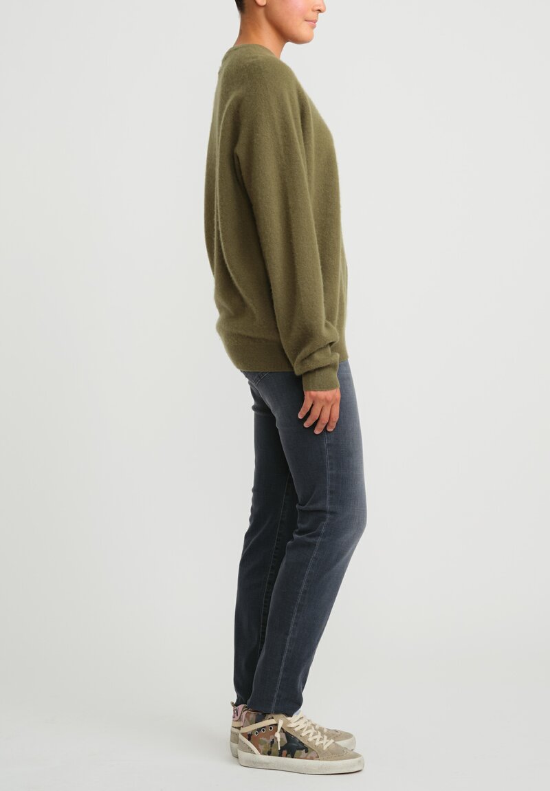 Frenckenberger Cashmere Boyfriend Round Neck Sweater	