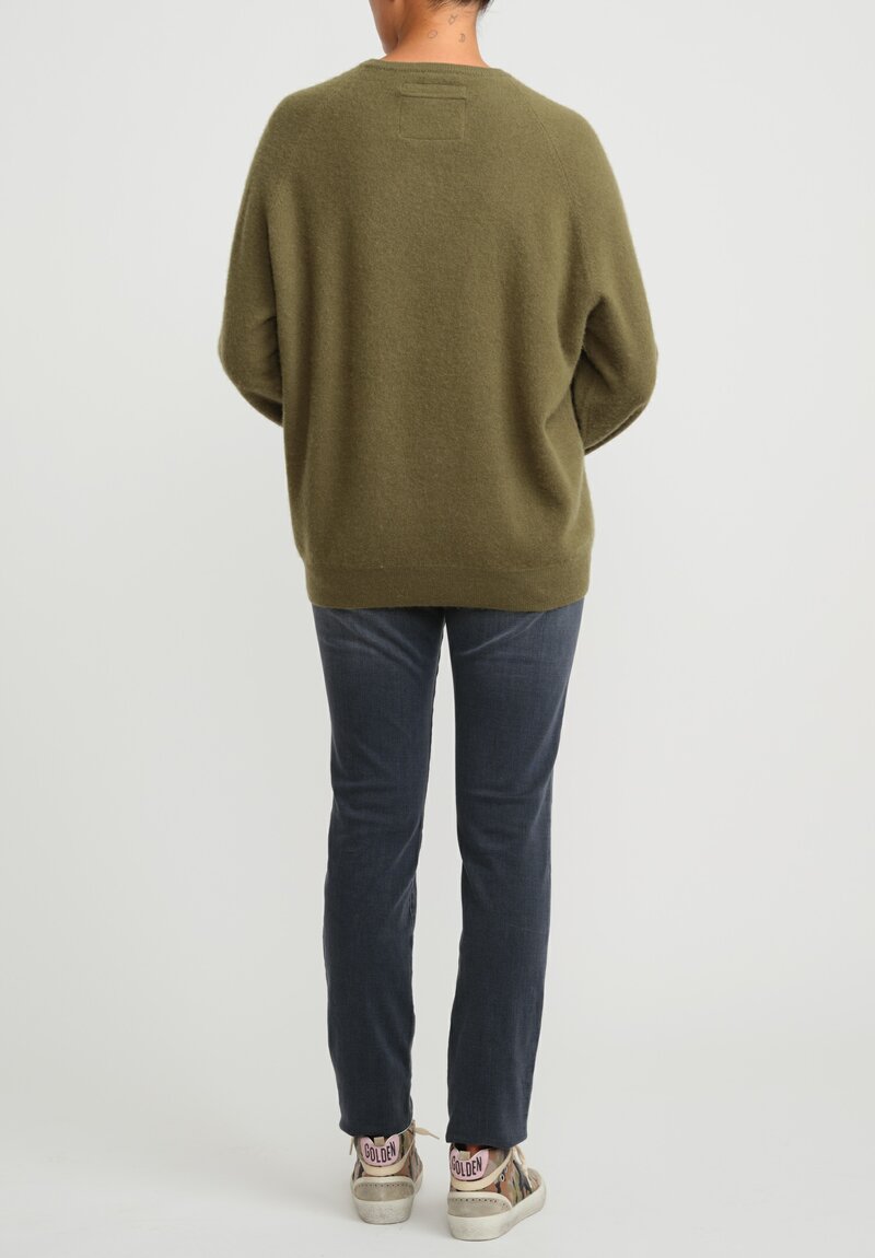 Frenckenberger Cashmere Boyfriend Round Neck Sweater	