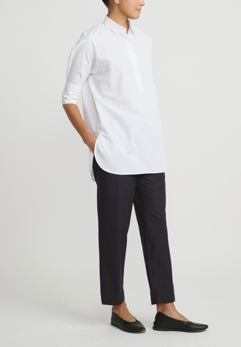 Jil Sander Organic Cotton Poplin Friday Shirt in Optic White	