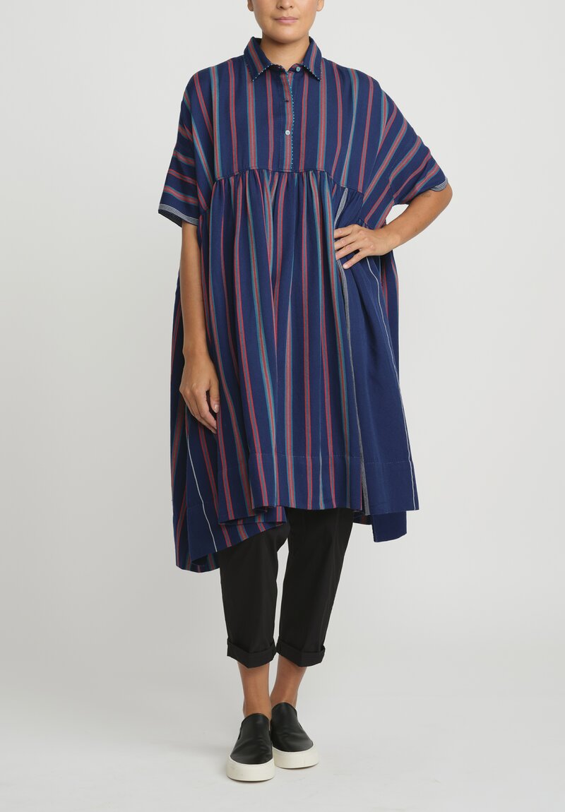 Pero Striped Wool Oversized Dress	