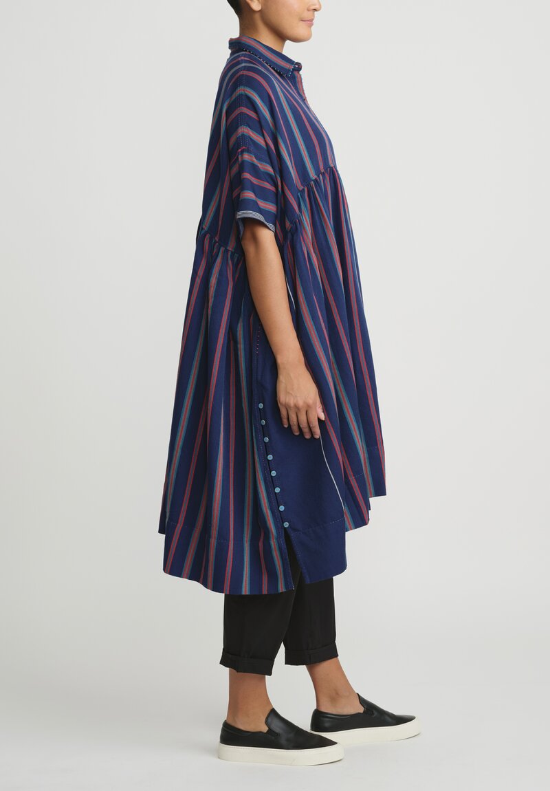Pero Striped Wool Oversized Dress	