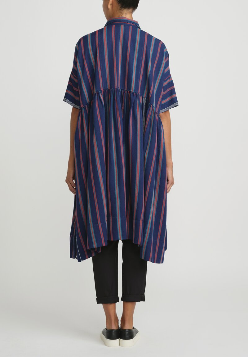 Pero Striped Wool Oversized Dress	