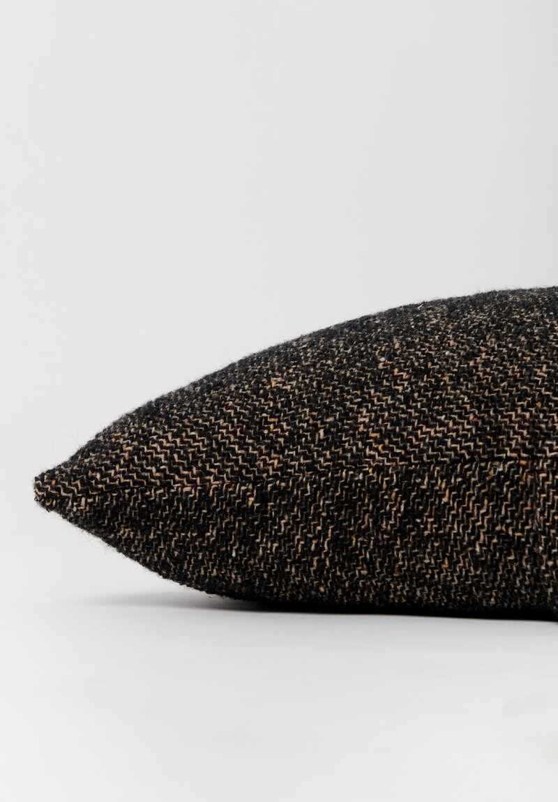 The House of Lyria Sabueso Pillow in Black, Natural