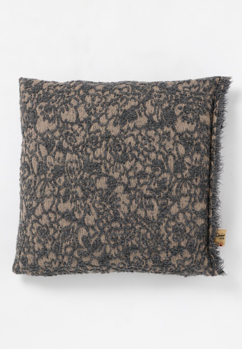 The House of Lyria Wool and Cotton Malghe Pillow	