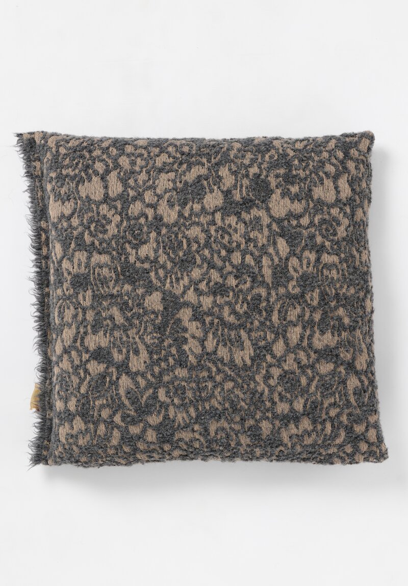 The House of Lyria Wool and Cotton Malghe Pillow	