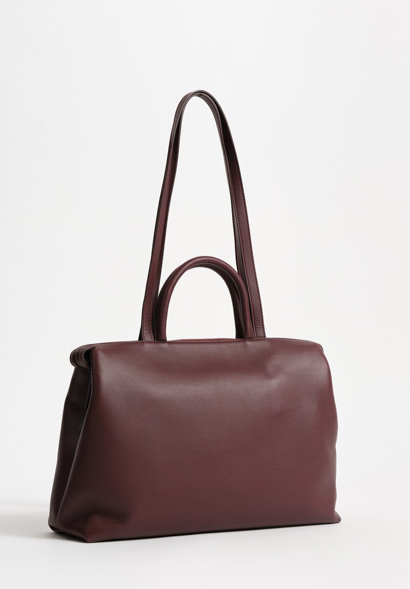 Marsèll Leather Dritta Shoulder Bag in Cioccovino Brow