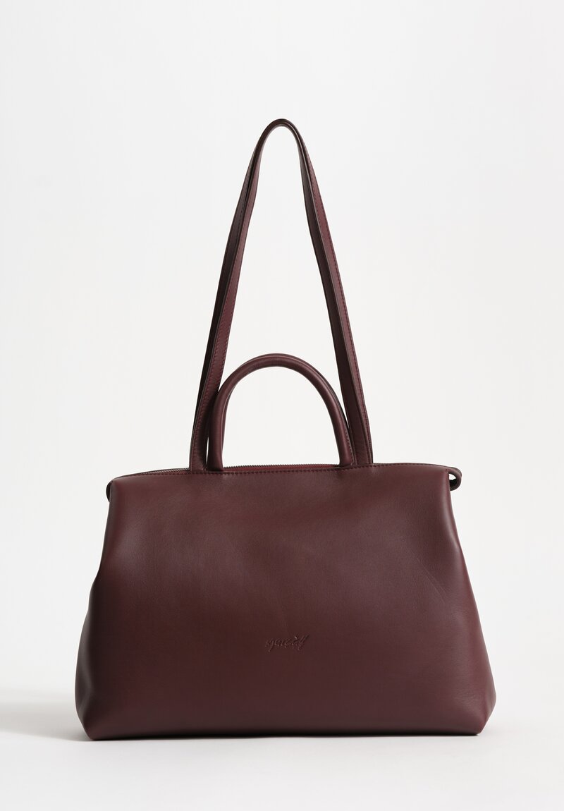 Marsèll Leather Dritta Shoulder Bag in Cioccovino Brow