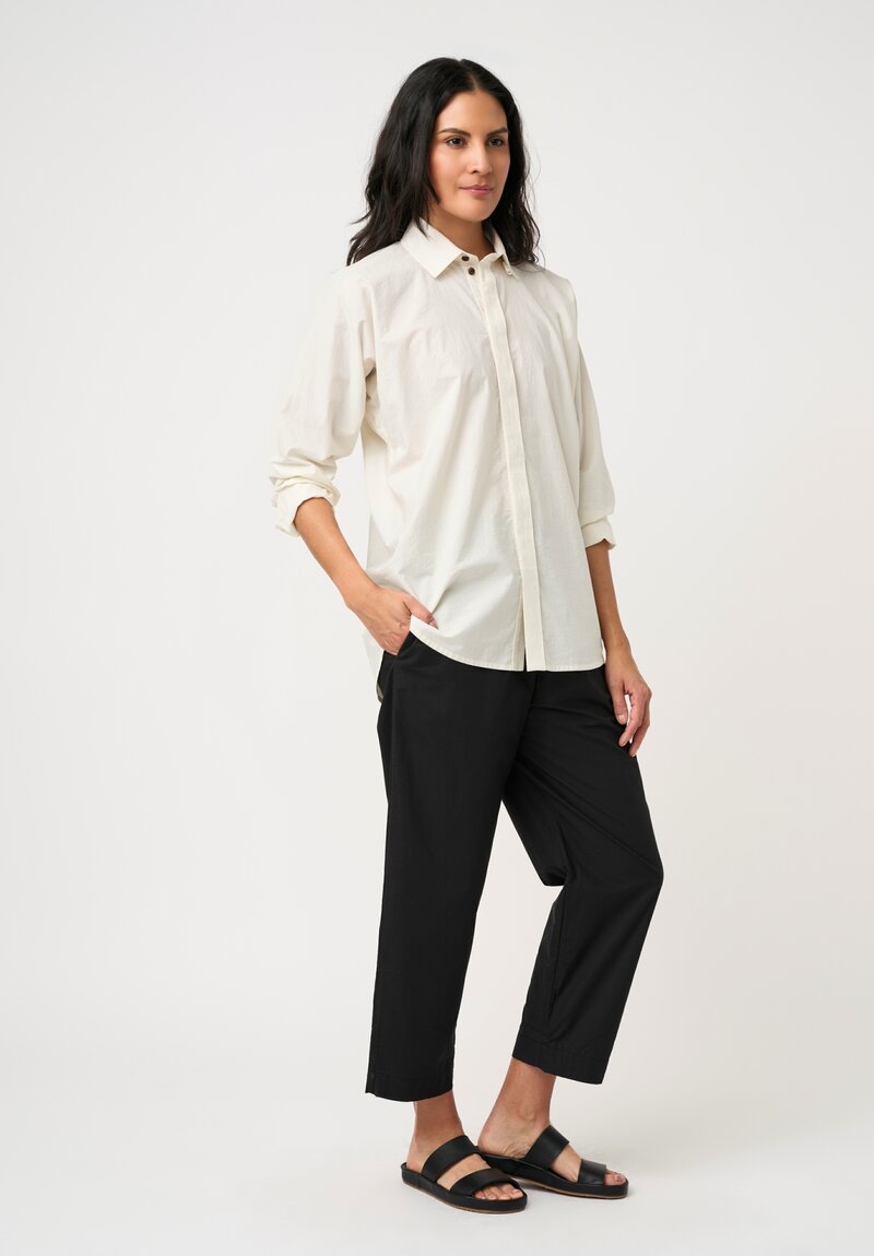 Jan-Jan Van Essche Organic Kinari Cotton & Hemp Shirt in Natural