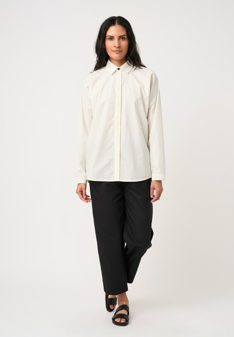 Jan-Jan Van Essche Organic Kinari Cotton & Hemp Shirt in Natural